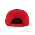 Topi snapback bulu panel akrilik 5 panel